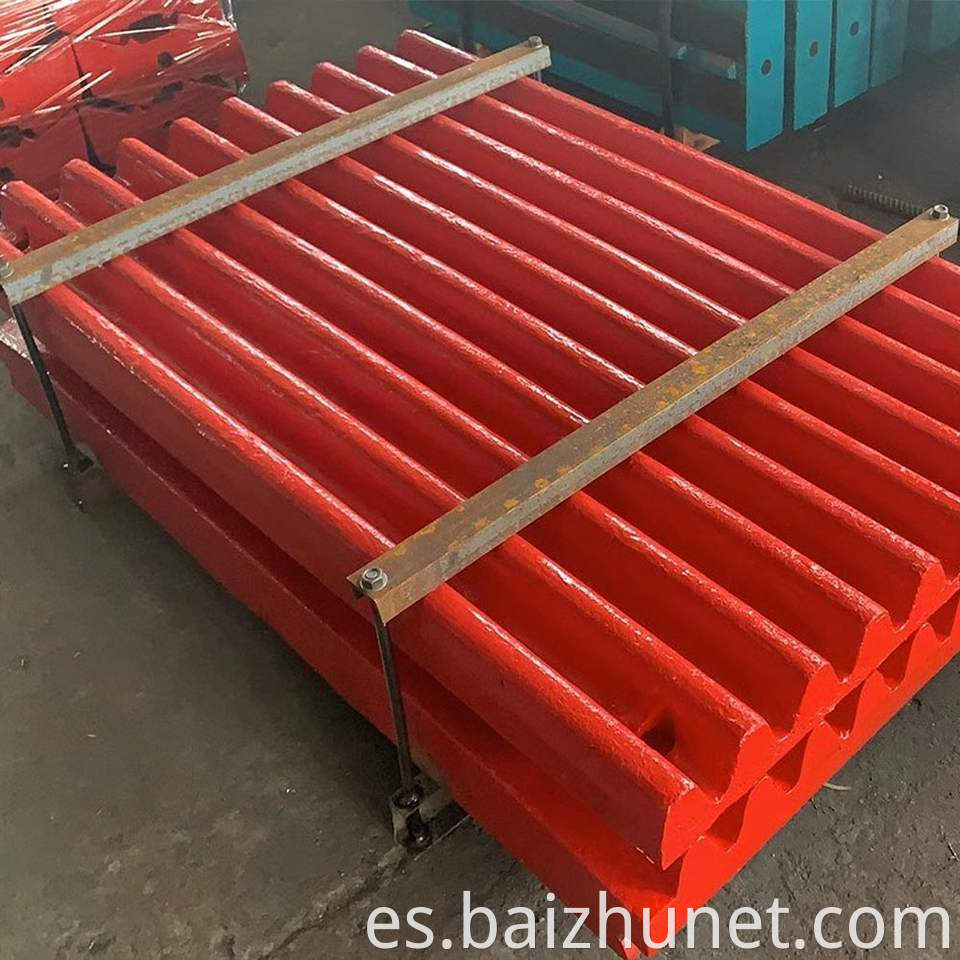 Jaw Crusher Fixed Jaw Plates